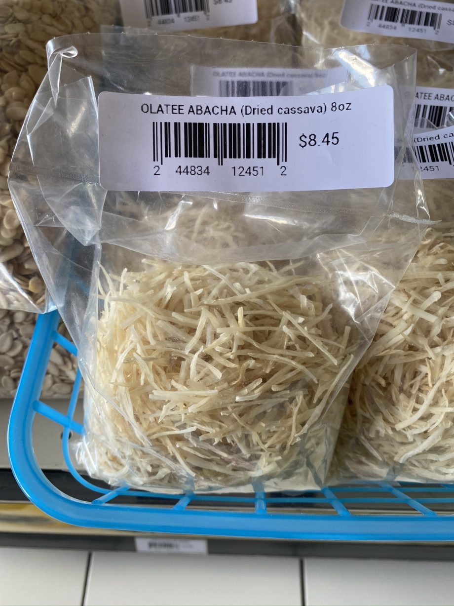 OLATEE ABACHA (Dried cassava) 8oz