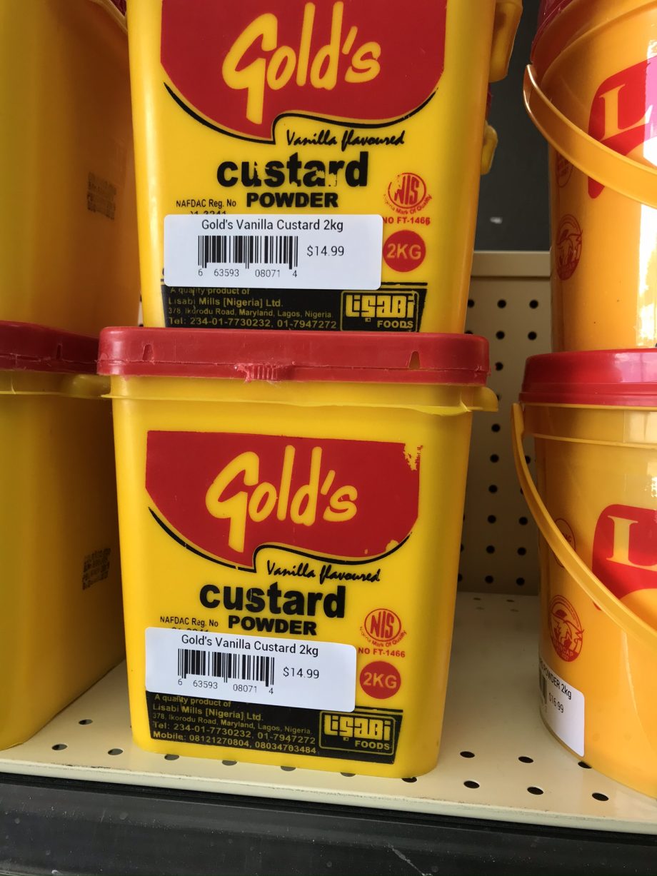 Gold's Vanilla Custard 2kg
