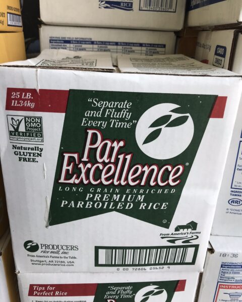 Parboiled Rice 25lbs Sack