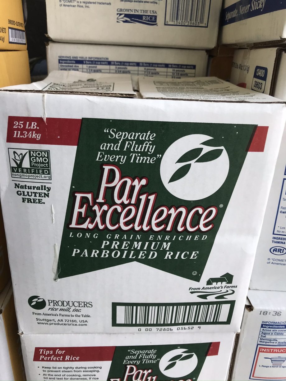 Parboiled Rice 25lbs Sack