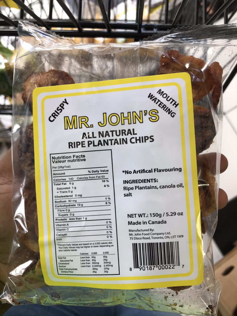 MR JOHN'S RIPE PLANTAIN CRISPY